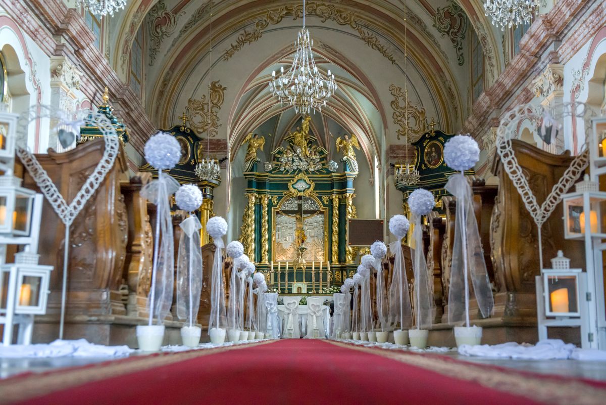 dekoracje kościół